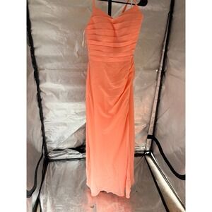NWOT BXZ Peach Sleeveless Long Dress Sz 6 0025